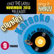 Nov 2013 country hits karaoke cover image