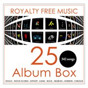 Royalty free music 25 album box (342 songs) cover image