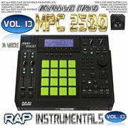 Mpc 2500 rap instrumentals, vol. 13 cover image