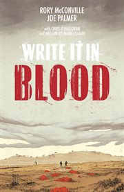 Write it in blood. Volume 1 cover image