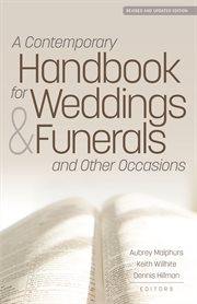 A contemporary handbook for weddings & funerals and other occasions cover image