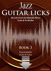 Jazz guitar licks : 25 licks from the major scale & its modes cover image