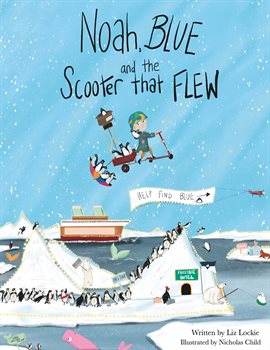 Cover image for Noah, Blue and the Scooter That Flew