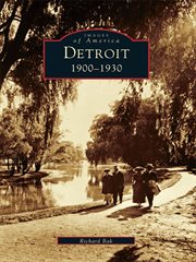 Detroit, 1900-1930 cover image