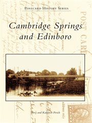 Cambridge springs and edinboro cover image