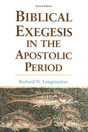Biblical exegesis in the apostolic period cover image