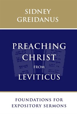 Cover image for Preaching Christ from Leviticus