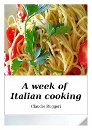 A week of italian cooking cover image