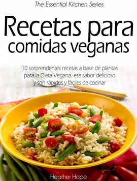 Cover image for Recetas para comidas veganas