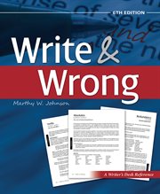 Write and Wrong cover image