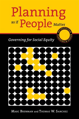 Cover image for Planning as if People Matter