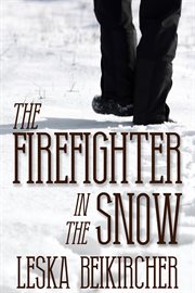 The firefighter in the snow cover image