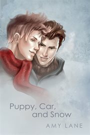 Puppy, car, and snow cover image
