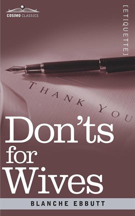 Cover image for Don'ts for Wives