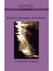 Rightly dividing the word cover image