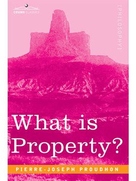 Image de couverture de What is Property?