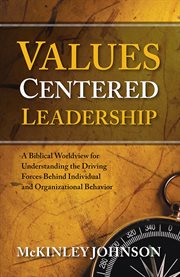 Values centered leadership cover image