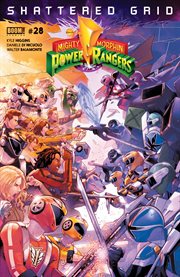 Mighty morphin power rangers. Issue 28 cover image