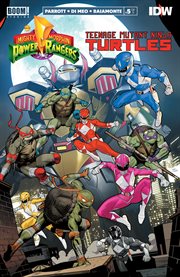 Mighty Morphin Power Rangers/Teenage Mutant Ninja Turtles. Issue 5 cover image