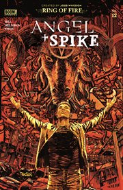 Angel & spike. Issue 12 cover image