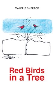 Red birds in a tree cover image