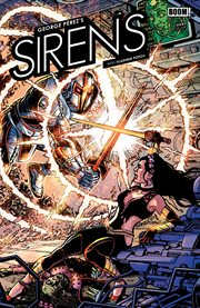 George Perez's sirens. Issue 5 cover image