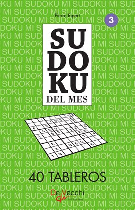 Cover image for Sudoku del mes 3 - 40 tableros