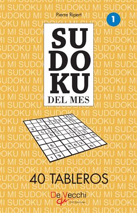 Cover image for Sudoku del mes 1 - 40 tableros