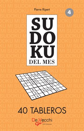 Cover image for Sudoku del mes 4 - 40 tableros