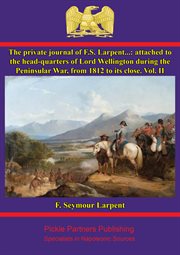 The private journal of f.s. larpent - vol. ii cover image