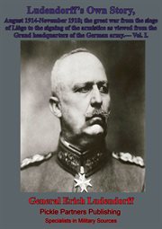 Ludendorff's own story, volume i cover image