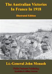Australian Victories In France In 1918 cover image