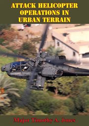 Attack helicopter operations in urban terrain cover image