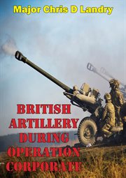 British artillery during operation corporate cover image