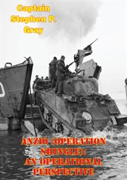 Anzio (operation shingle): an operational perspective cover image