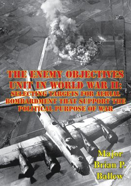 Cover image for The Enemy Objectives Unit In World War II: