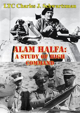 Cover image for Alam Halfa: A Study Of High Command