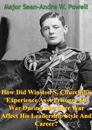 How did winston s. churchill's experience as a prisoner of war cover image