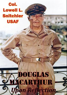 Cover image for Douglas MacArthur: Upon Reflection