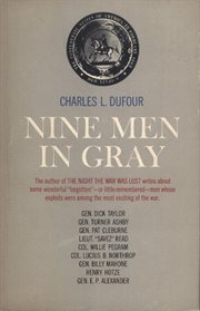 Nine men in gray cover image