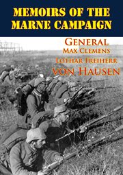 Memoirs of the marne campaign cover image