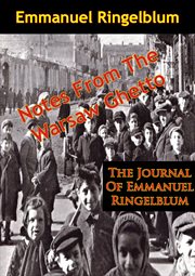 Notes from the warsaw ghetto cover image