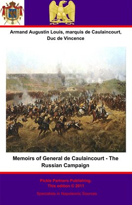 Cover image for Memoirs of General de Caulaincourt