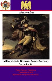 Camp, military life in bivouac garrison, barracks, &c cover image