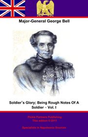 Soldier's glory, volume i cover image