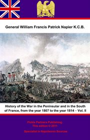History of the war in the peninsular and in the south of france, volume ii cover image