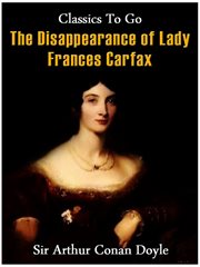 The disappearance of lady frances carfax cover image