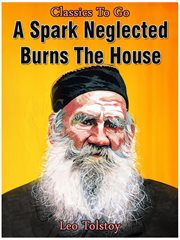 A spark neglected burns the house cover image