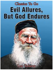 But god endures evil allures cover image