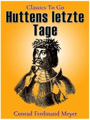 Huttens letzte tage cover image